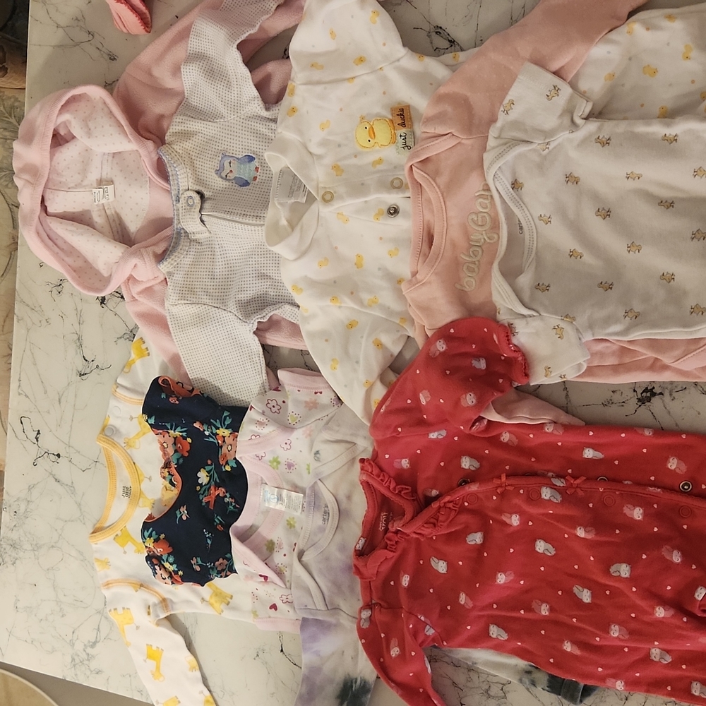 3-6 months girl bundle 10 pieces